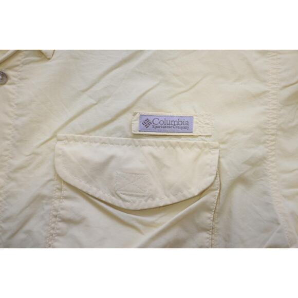 VTG Columbia PFG Vented Fishing Shirt Nylon UPF 30+ Camp Shirt Mens Large - Picture 8 of 16